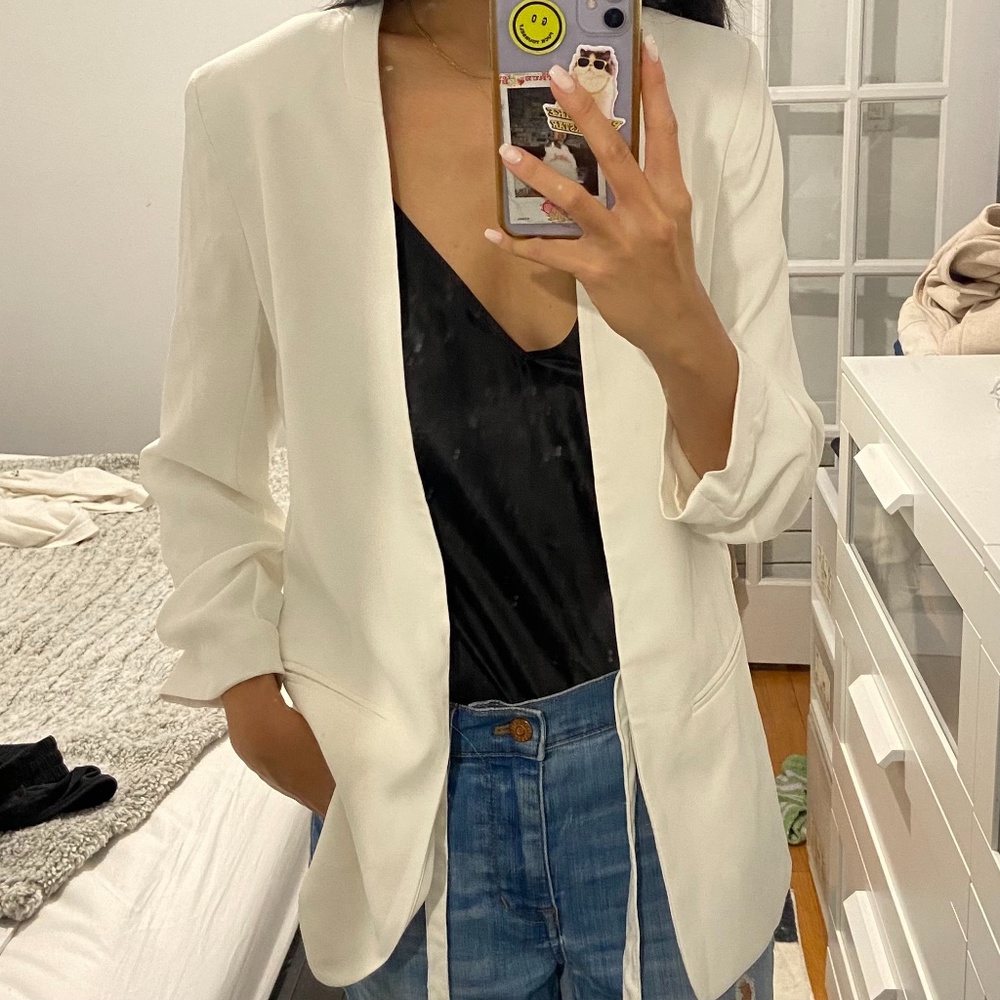 h&m White Blazer